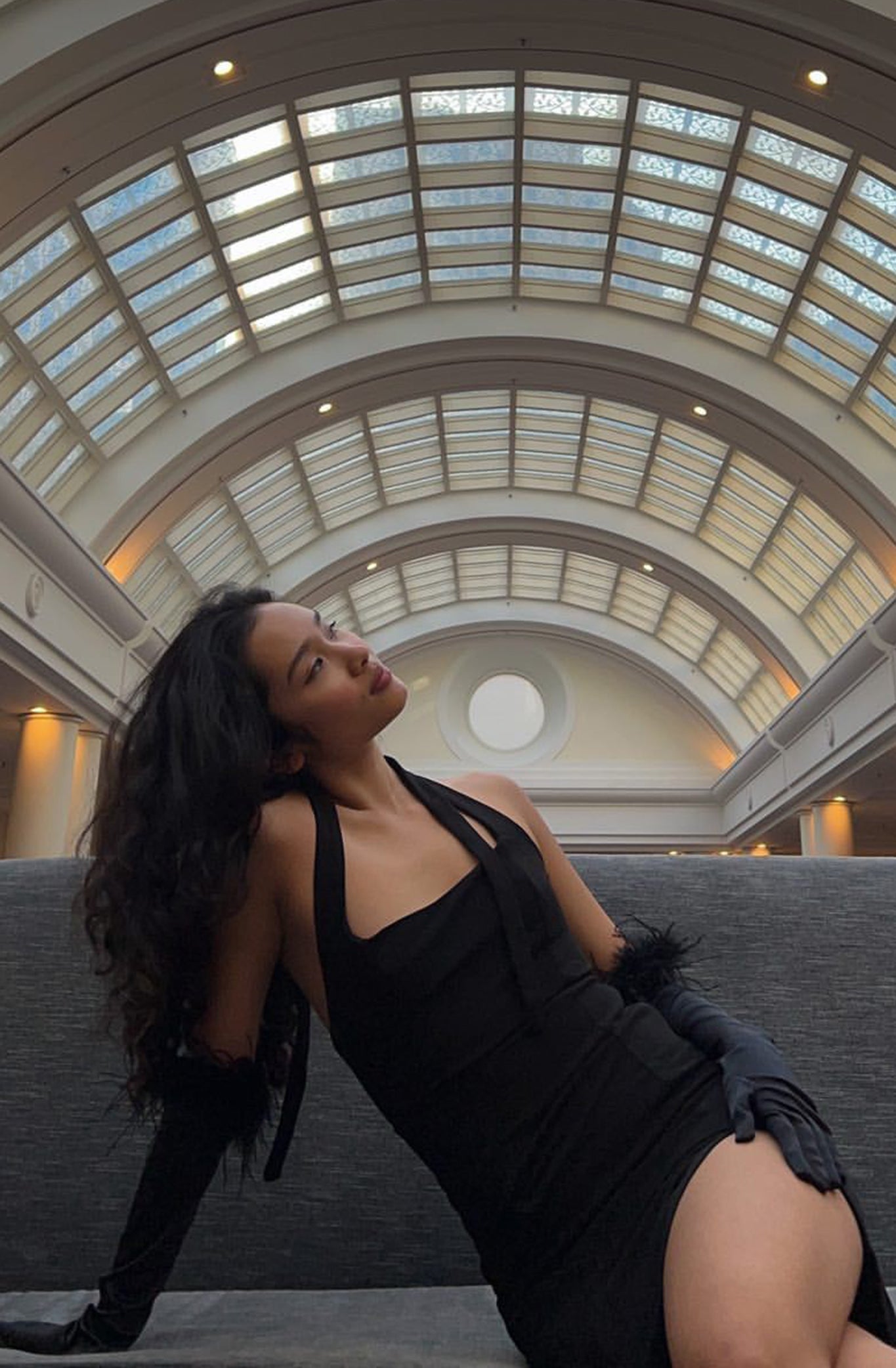 Remember This Halterneck Knee Length Dress Black